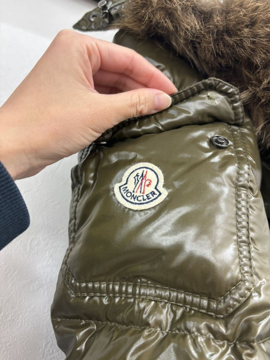 モンクレール MONCLER ロッド ダウン オリーブ サイズ0_画像8