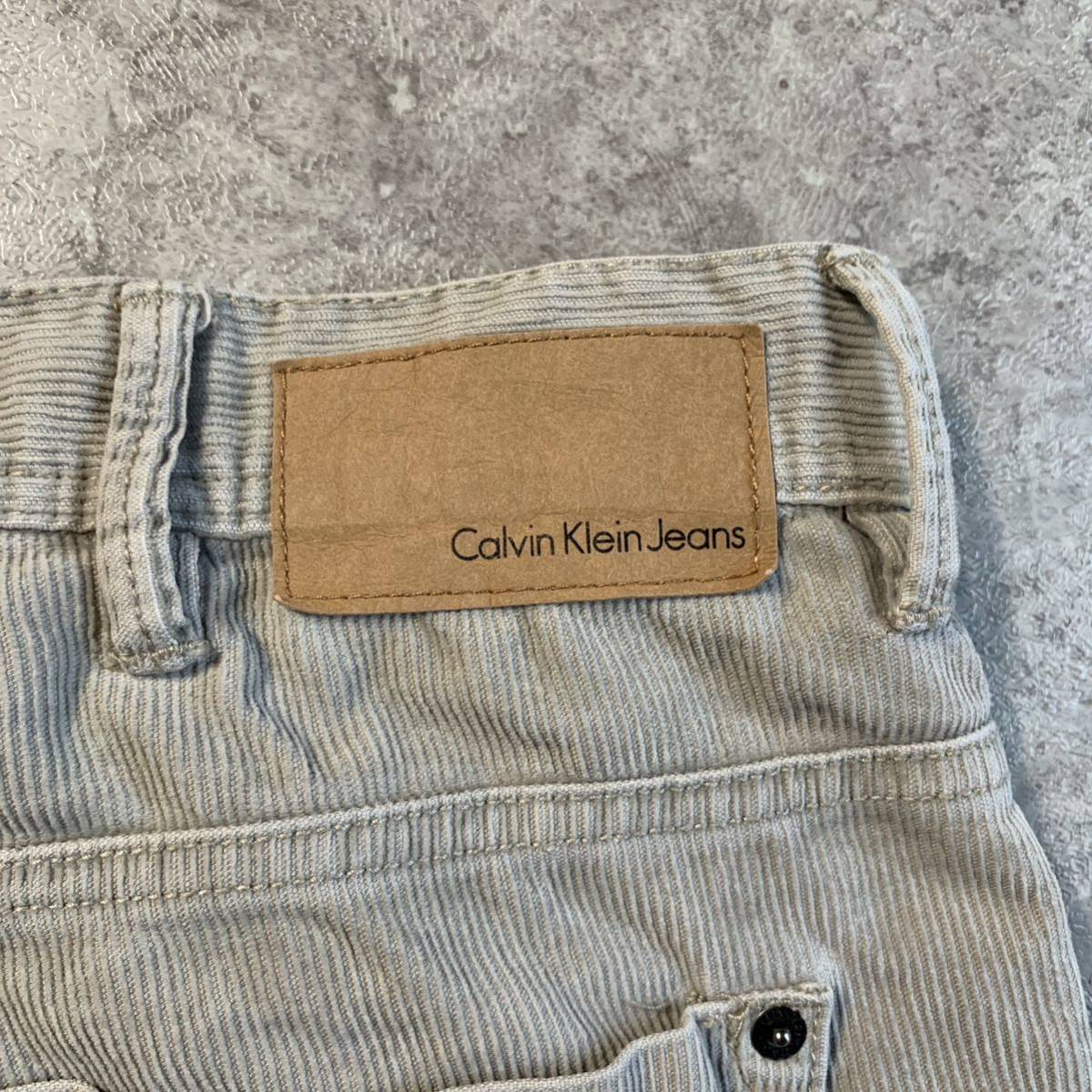 Calvin Klein Jeans コーデュロイパンツ ジーンズ 古着 W36 グレー_画像8