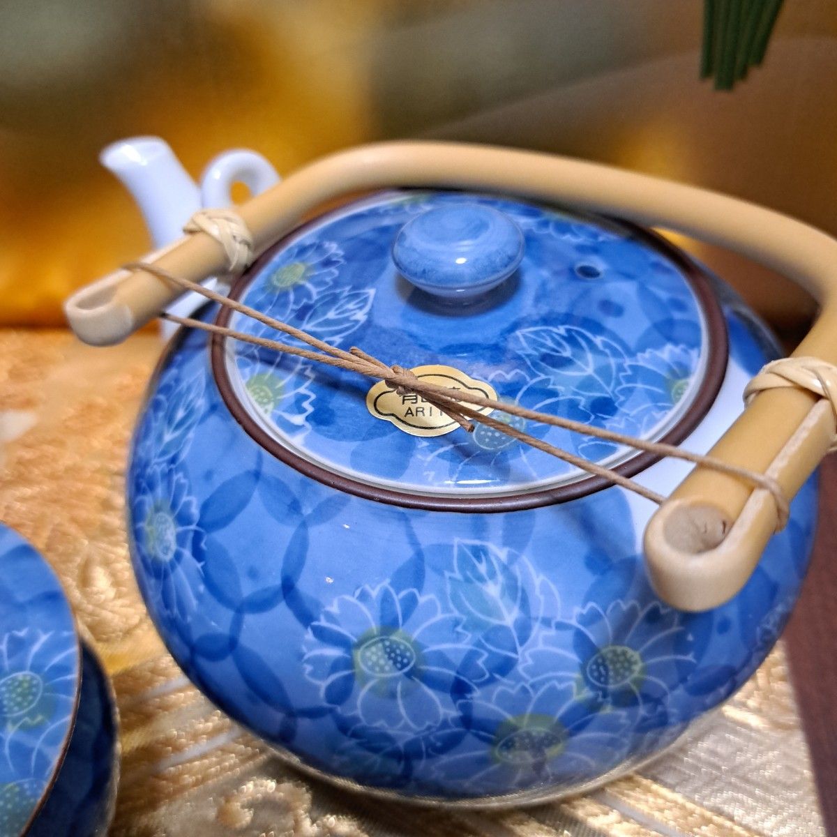 有田焼 茶器揃 湯飲み 茶器セット 蓋付 湯呑み 新品 未使用 染付 有田焼 茶器揃 湯飲み 茶器セット 蓋付 湯呑み 新品 未使用 染付