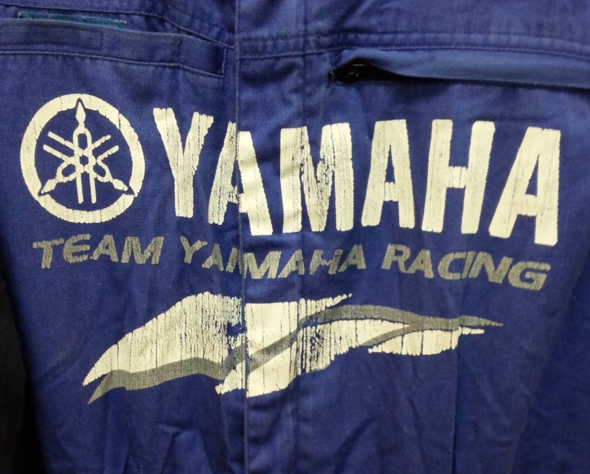 YAMAHA RACING ヤマハレーシング　ツナギ　青・白・紺　サイズL　メンズ　01_画像3