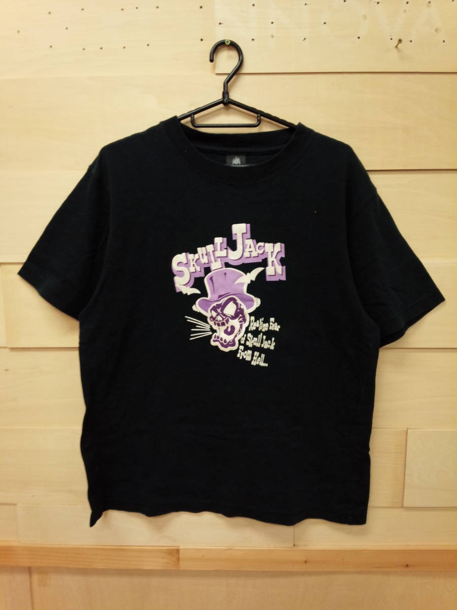 Skull Jack スカルジャック 半袖Tシャツ ブラック サイズL メンズ 01_画像1