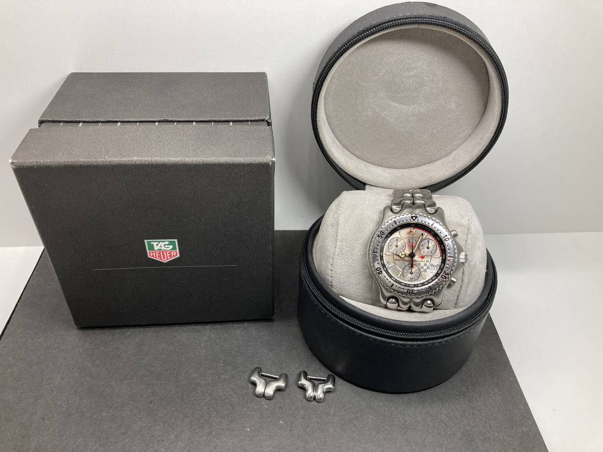 １円～不働・TAGHEUER West McLaren Mercedes 98/タグホイヤー マクラーレン メルセデス 98 CG-1117 メンズ腕時計 QZ_画像10