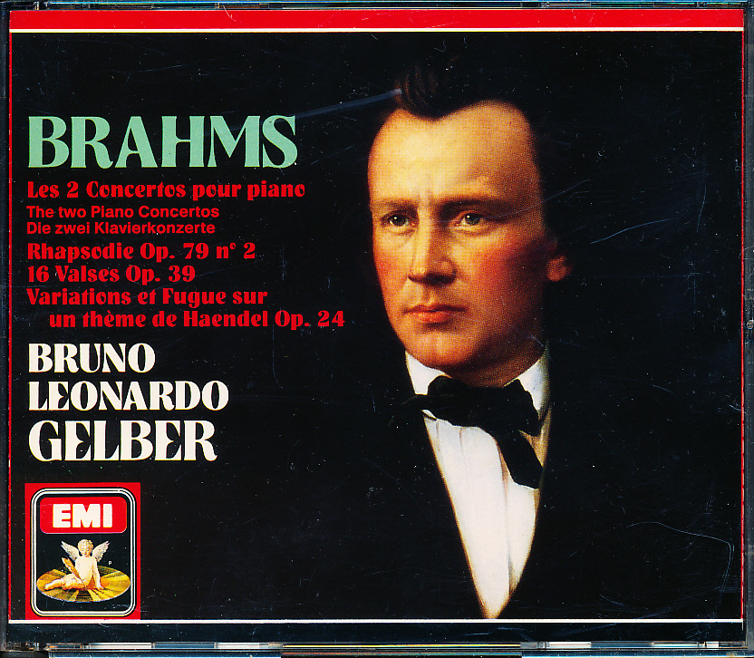 独盤　ブラームス　ピアノ協奏曲No.1 & 2 他　ブルーノ・レオナルド・ゲルバー　2CD_画像1