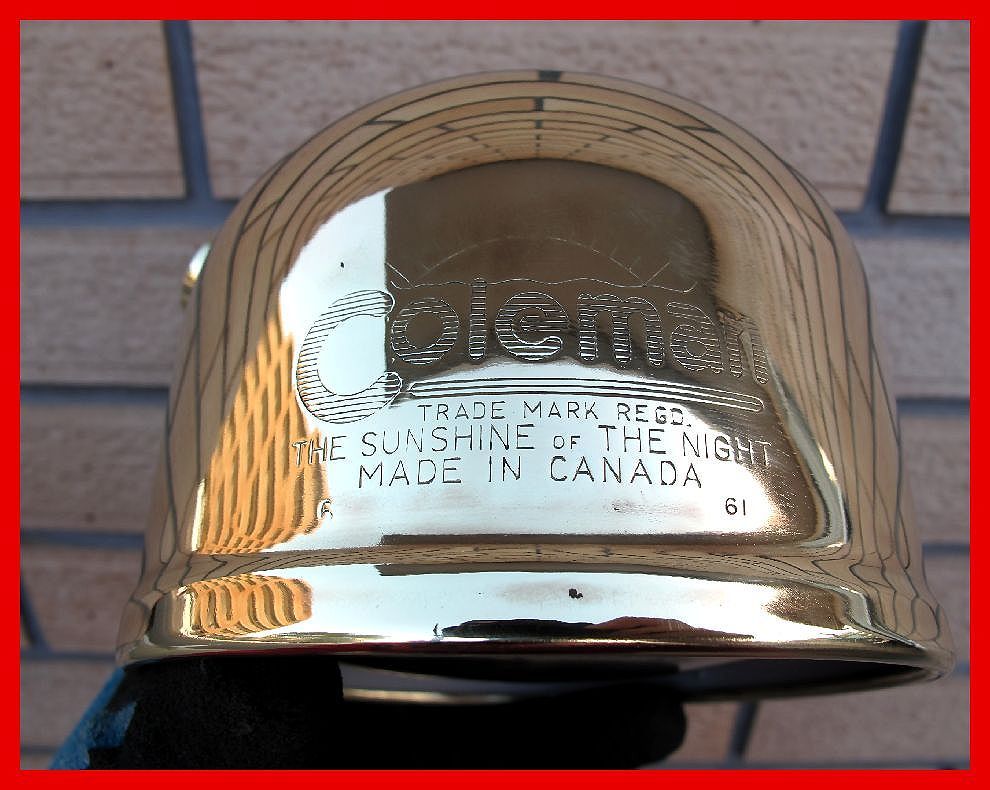 【Ｍ】スーパーコンディション放出 200 カナダ 真鍮製超鏡面タンク コールマン 6’61ガスケット系全交換済 頂点の極上品