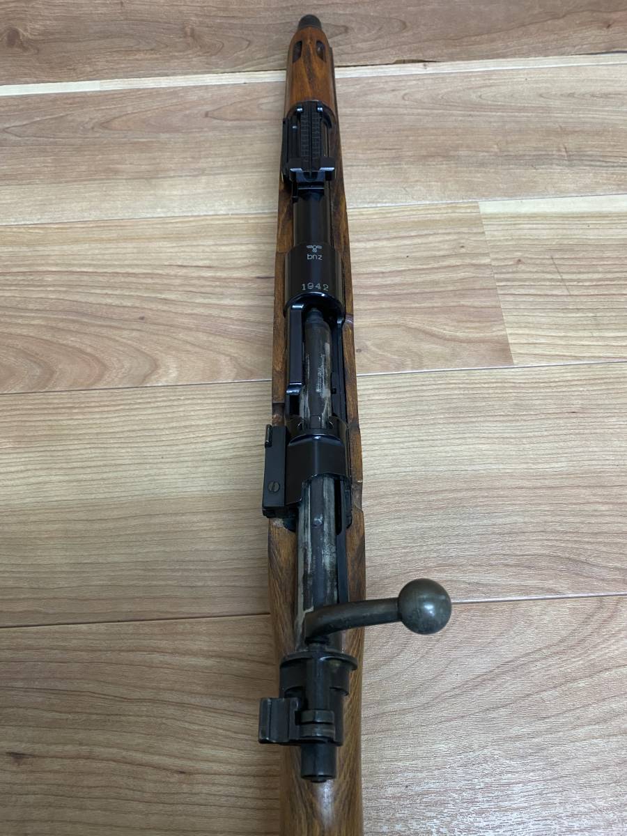９７　ジャンク　タナカワークス　Mod.98　bnz 1942　木製ストック　エアガン　ライフル　Mod.98　全長約80cm_画像3