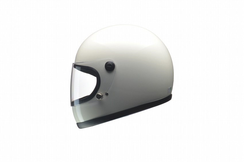【在庫あり】【送料無料★沖縄＆離島は除く】ビンテージヘルメット 復刻版モデル リード工業 LEAD RX-100R ホワイト フリーサイズの画像2