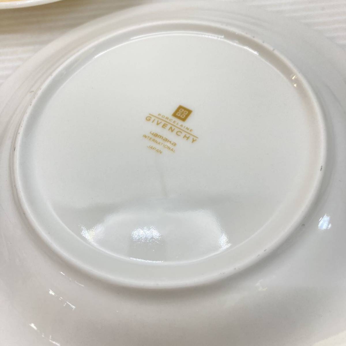 GIVENCHY ジバンシー yamaka ヤマカ パーティー セット プレート 皿 食器 花柄 大皿 小皿 箱付 未使用_画像6