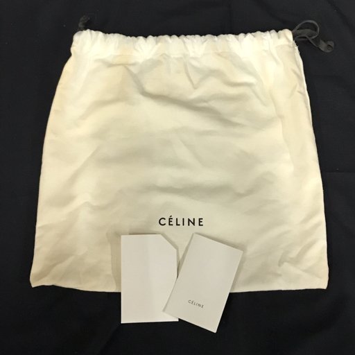 1円 セリーヌ ラゲージ ナノショッパー 2way ショルダーバッグ ハンドバッグ レディース イエロー系 保存袋付 CELINE_画像10