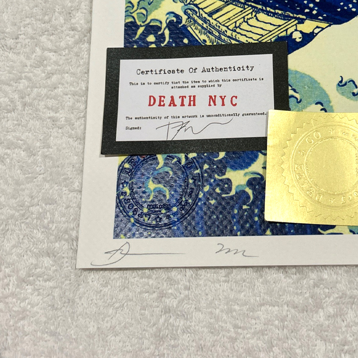 世界限定100枚 DEATH NYC 葛飾北斎 浮世絵 ヴィトン 世界限定100枚 DEATH NYC 葛飾北斎 浮世絵 ヴィトン