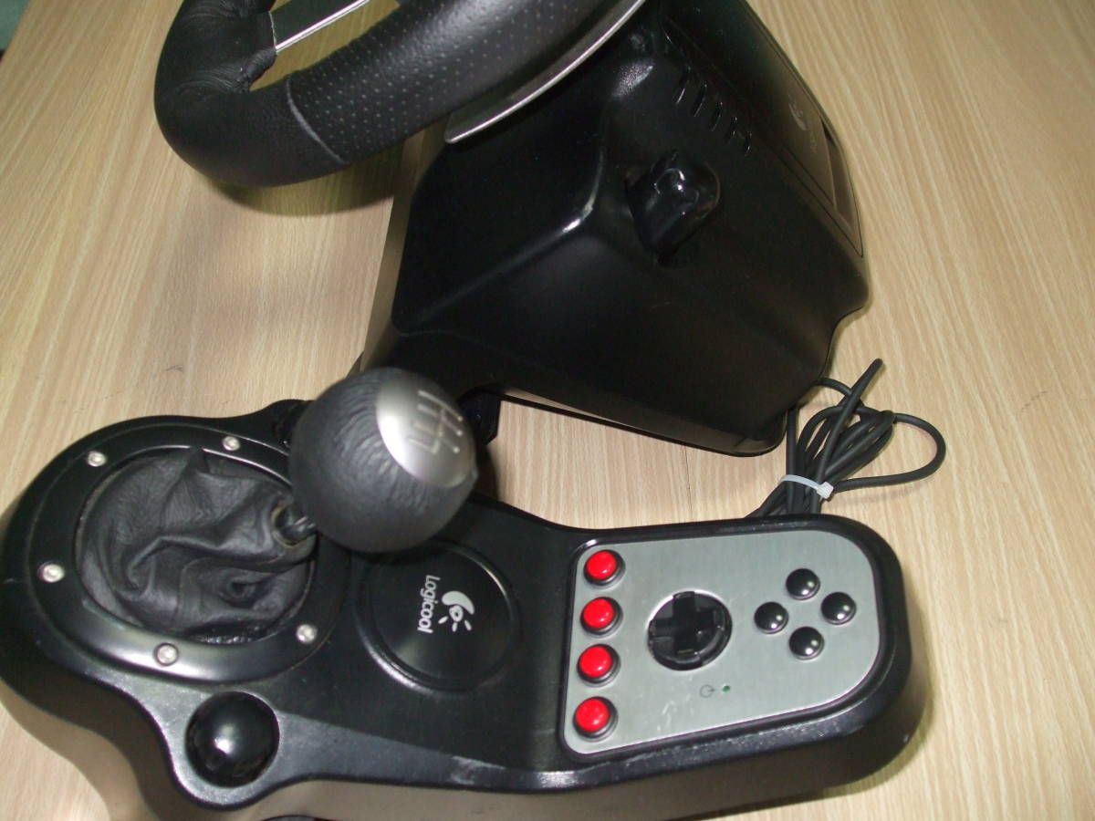 Logicool G27 Racing Wheel LPRC-13500 ハンドル　シフターのみ　通電確認_画像5