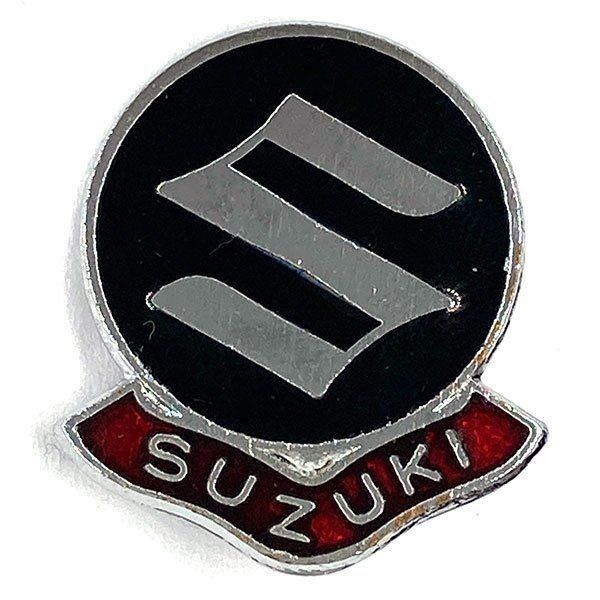 スズキ ビンテージ ピンバッジ SUZUKI Vintage Pin Biker 鈴木 バイカー 国産旧車 バイク Biker Japanese Motorcycleの画像1