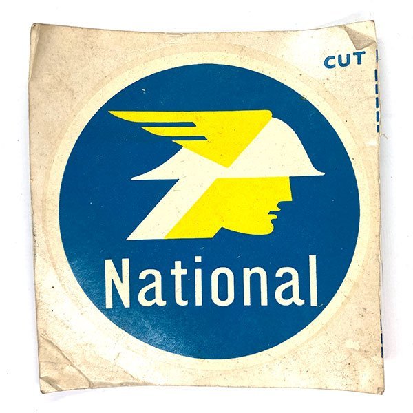  National Ben sole Vintage water trim decal National Benzole Vintage Decal Water Slide Water Slide