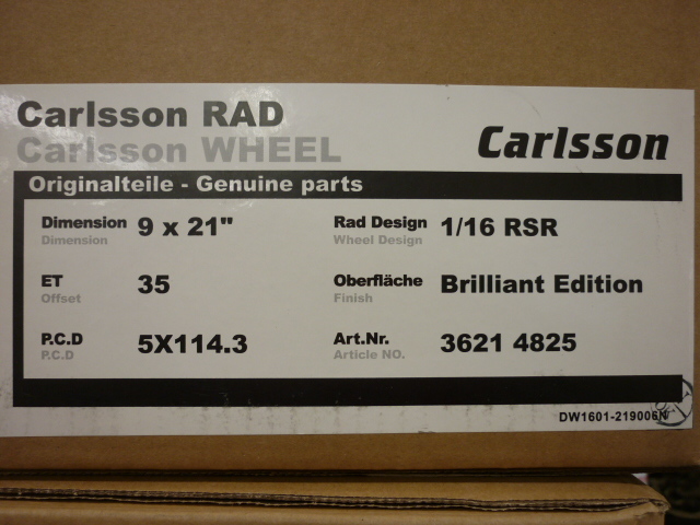 在庫限り 未使用品 カールソン 1/16 RSR BE 9.0J-21（35）5/114.3 ＆23年製 NITTO NT555G2 245/35R21 30系アルファード ヴェルファイアなど_特注スペック 9.0-21（35）5/114.3 4本