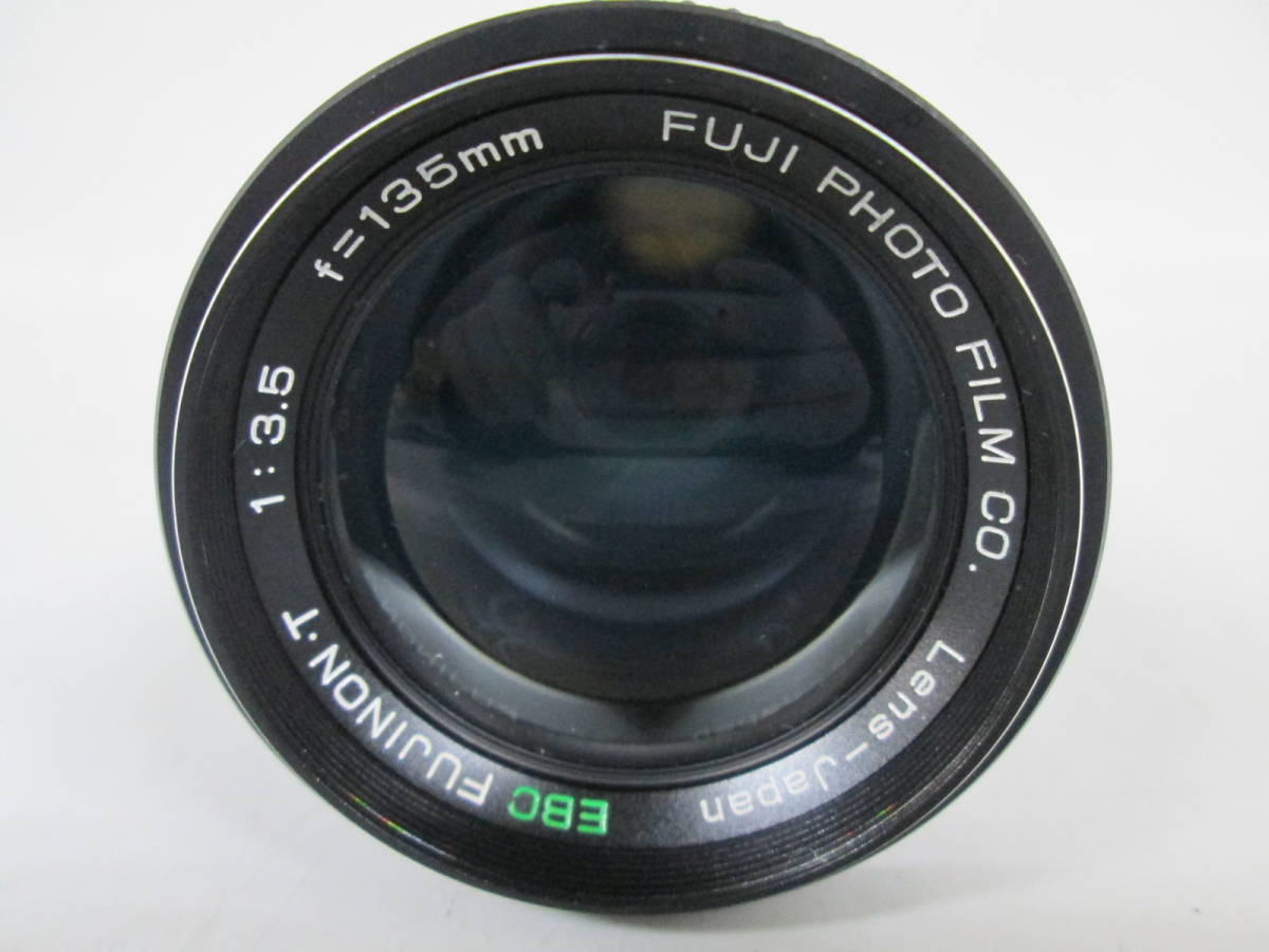 【0130n F8889】フジカ FUJICA カメラレンズ 2点 EBC FUJINON T 1:3.5 f=135mm_画像5