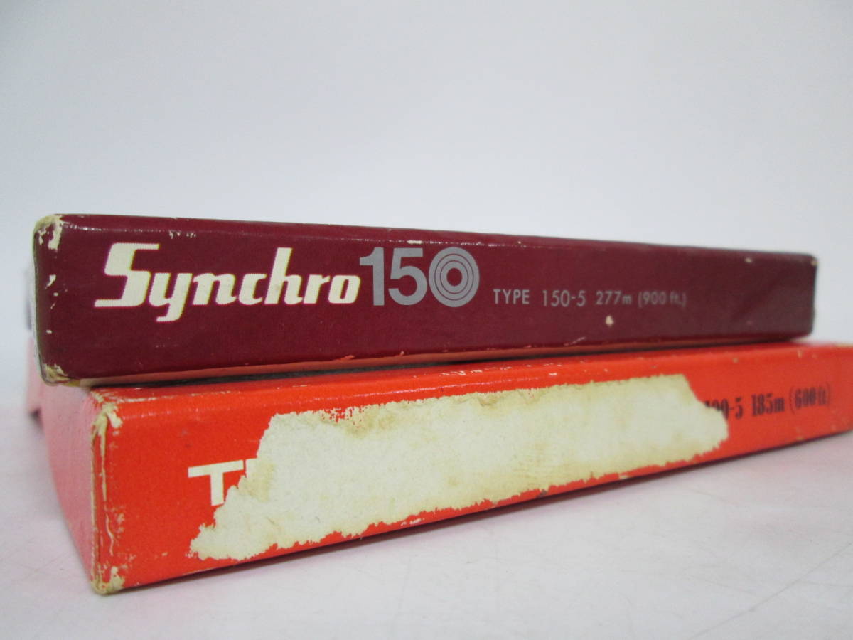 【0131n F8916】オープンリールテープ 2本 TDK TAPE100（100-5，185ｍ）/Synchro150（150-5，277ｍ） _画像8