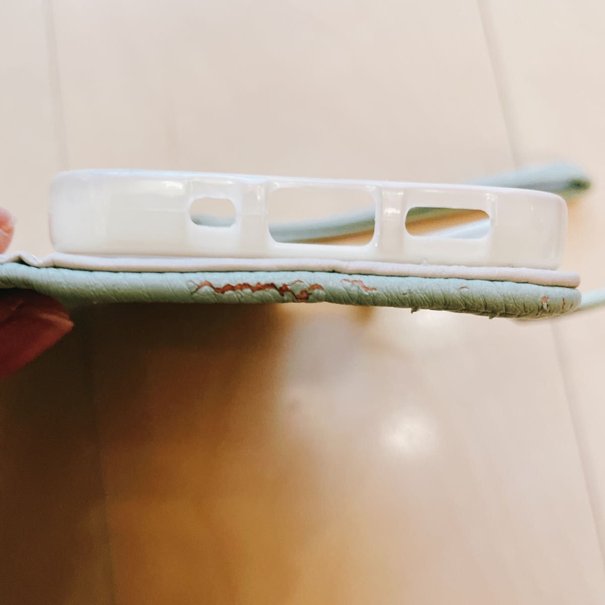iphone ケース スマホ カバー iPhone 12 mini  手帳型　ミントグリーン