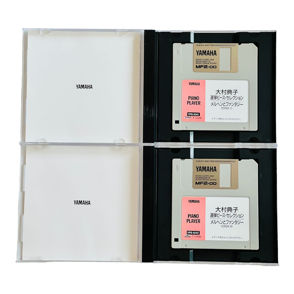  Yamaha piano automatic musical performance floppy disk [ large ... four‐hand‐playing piece * selection meruhen. fantasy ] 2 pieces set piano player 