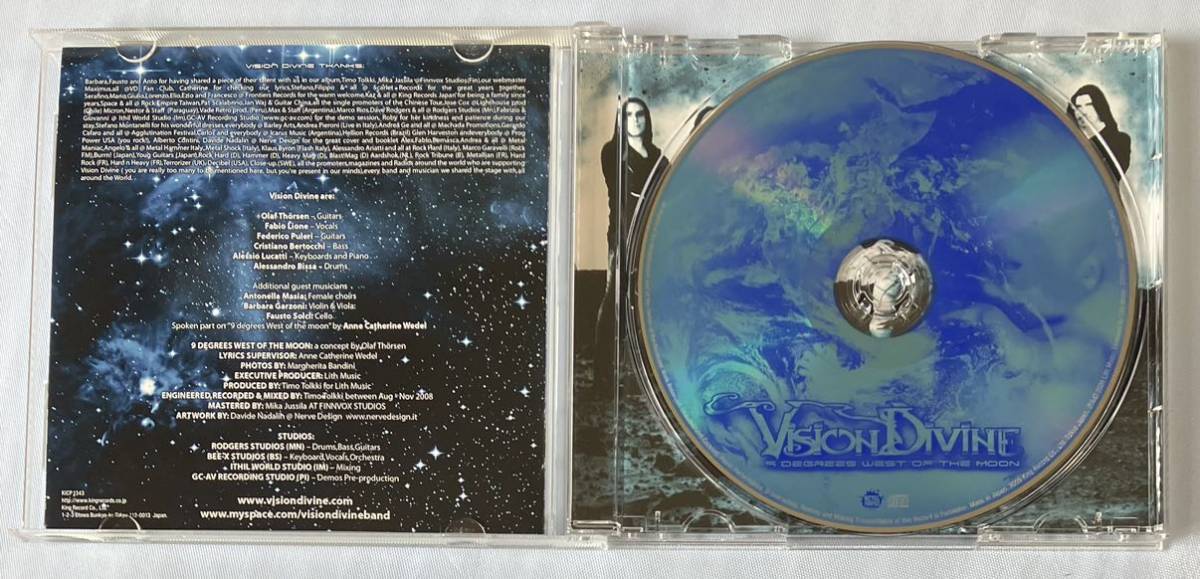ヴィジョン・ディヴァイン, Vision Devine「9 Degrees West Of The Moon」帯付き日本盤CD, HEAVY METAL, ヘヴィ・メタル_画像5