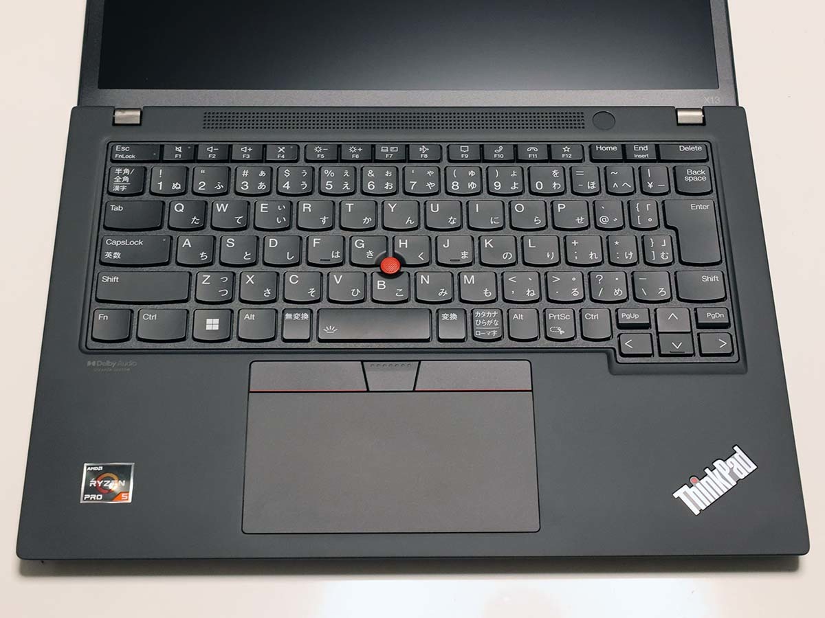 【新同品・保証】ThinkPad X13 Gen3 Ryzen5 PRO 6650U/16GB/512GB/LTE/WUXGA 1920x1200/Win11Pro/顔・指紋/バックライト日本語キー/Lenovo_画像4