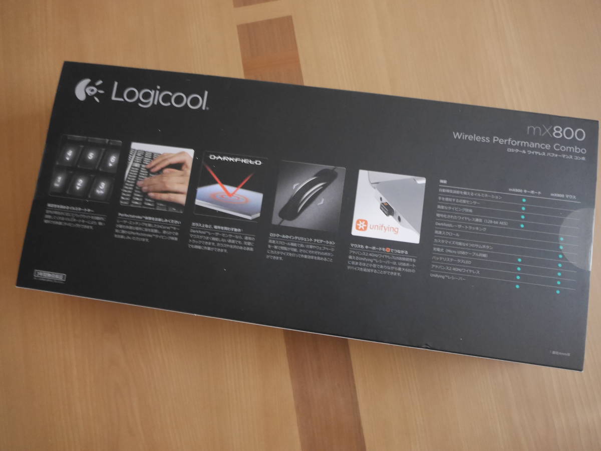 LOGICOOL Performance Mouse MX　ワイヤレス パフォーマンス コンボ mx800 Performance Mouse MXとK800のセットモデル_画像3