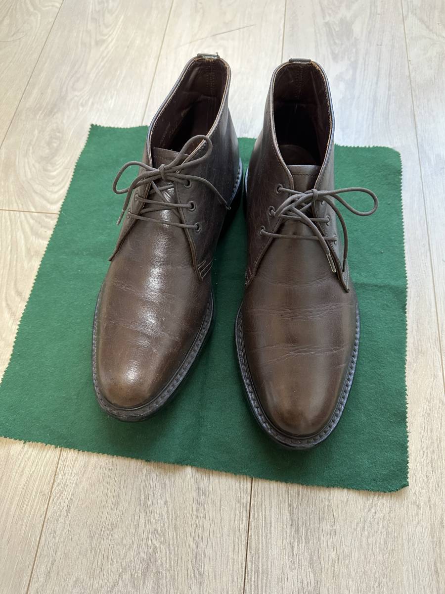 CHEANEY チーニー ASQUITH 6 1/2 上質 外羽根 チャッカブーツ ビジネスシューズ 英国製 茶 BROWN ブラウン_画像1