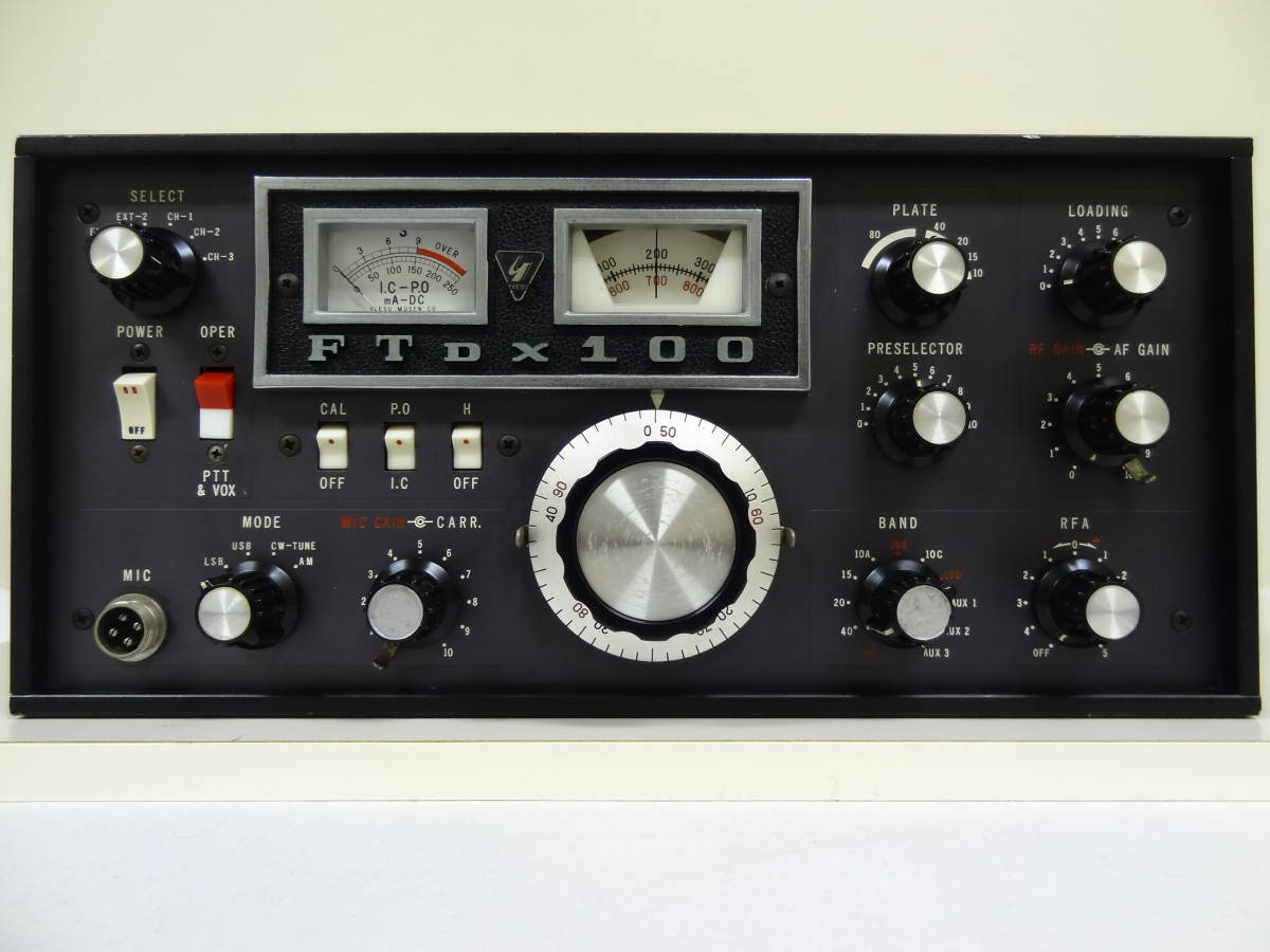 YAESU　八重洲　FTDX-100　動作未確認（ジャンク品）_画像1