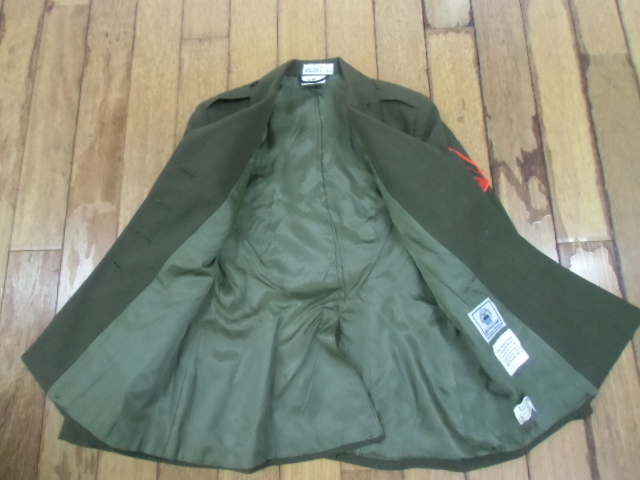 G-8 ミリタリー サバゲー コンバット 米軍放出品 US 実物 USMC MARINE ドレス ジャケット コート コスプレ ワッペン 制服 8Sサイズの画像5
