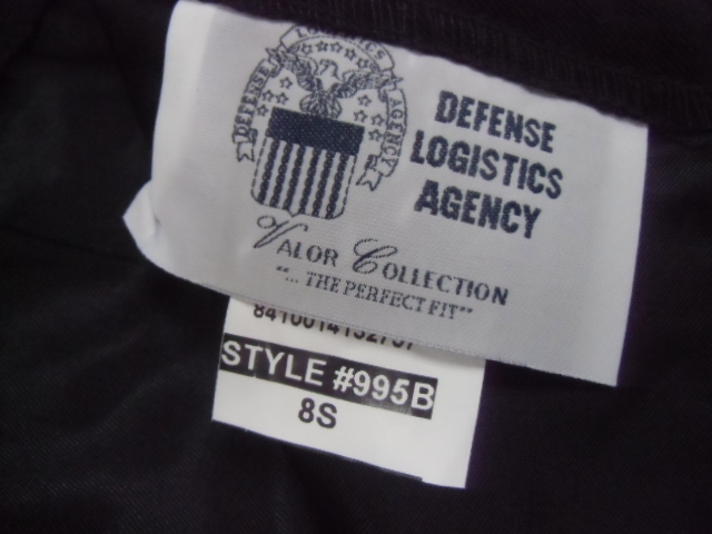 R-10 ミリタリー サバゲー コンバット アメカジ 米軍放出品 実物 MARINE ドレス スカート コスプレ 制服 8Sサイズ W約69㎝ 黒の画像8