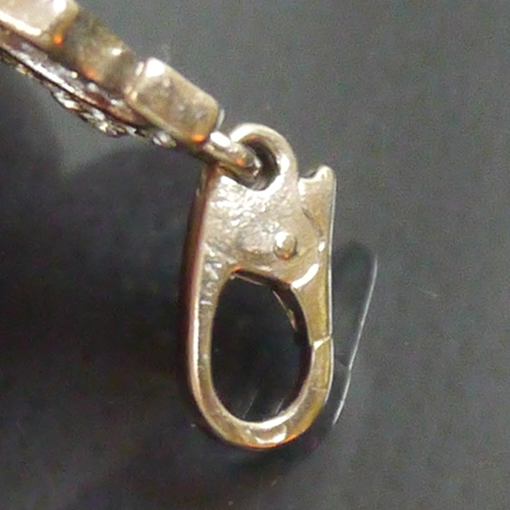  beautiful goods Cartier charm necklace top white gold diamond 2C K18 750