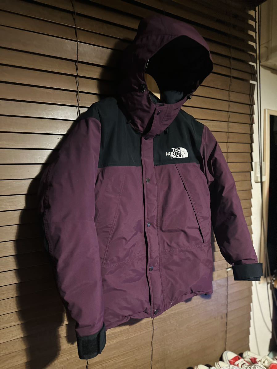 THE NORTH FACE ノースフェイス マウンテンダウンジャケット ND91930 Mountain Down Jacket ゴアテックス ダウン M パープル ブラック