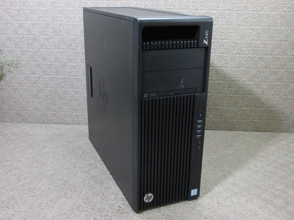 【※HDD無し】HP Z440 Workstation / Xeon E5-1630v3 3.70GHz / 16GB / Quadro K4200 / DVD-ROM / No.S914_画像1