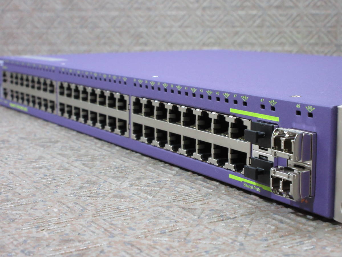 Extreme Networks / Summit X440-48t-10G / L3 Switch (10/100/1000) / SFPモジュール付き / No.T148_画像2