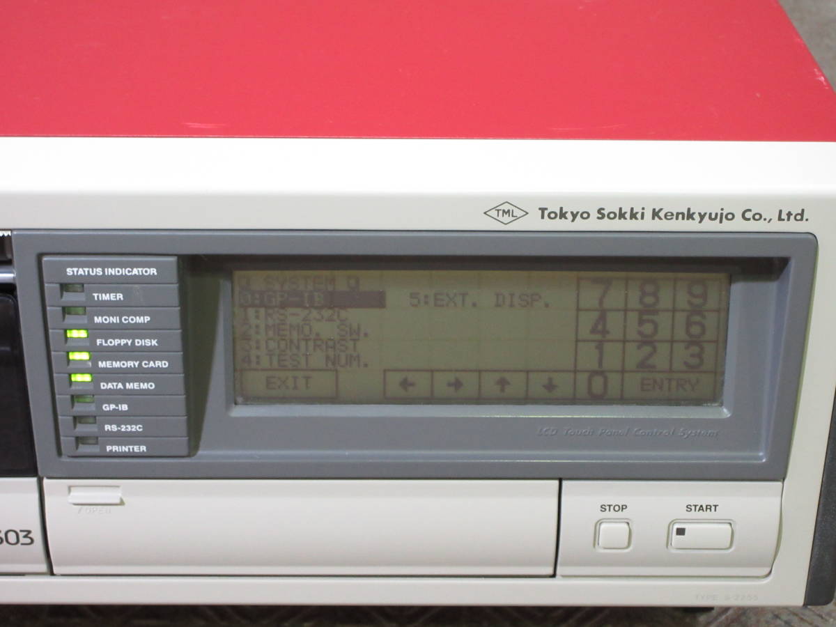 東京測器研究所 TDS-303 データロガー/静ひずみ測定器 Tokyo Sokki Kenkyujo No.T210の画像6