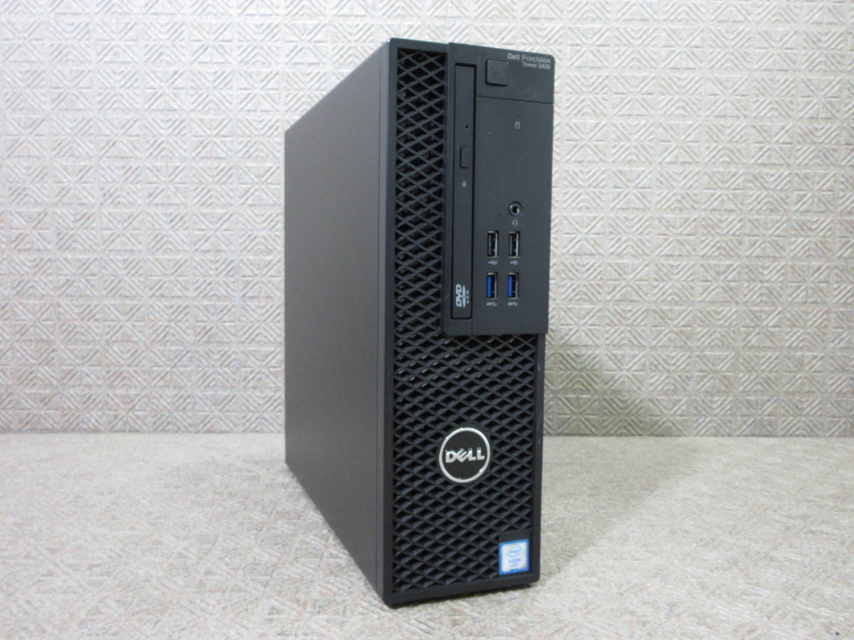 DELL Precision 3420 Workstation / Xeon E3-1225v5 3.30GHz / SSD 256GB / 16GB / Quadro k420 / Win10 / No.S161_画像1