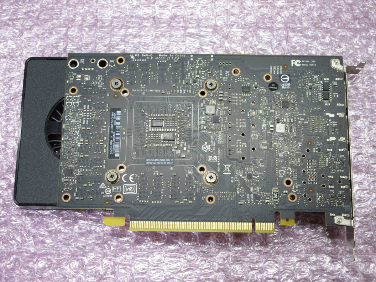 nVIDIA / Quadro P2000 / GDDR5 5GB / DisplayPort 1.4対応コネクタ ×4系統出力 / 動作確認済み / No.S366_画像3