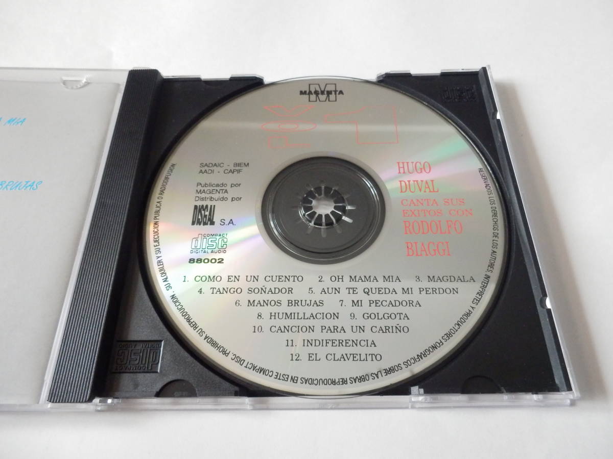 CD/ブエノスアイレス:タンゴ/Hugo Duval:canta/Rodolfo Biagg:piano/Hugo Duval Canta sus exitos con Rodolfo Biaggi 1/ロドルフォ.ビアジ_画像3