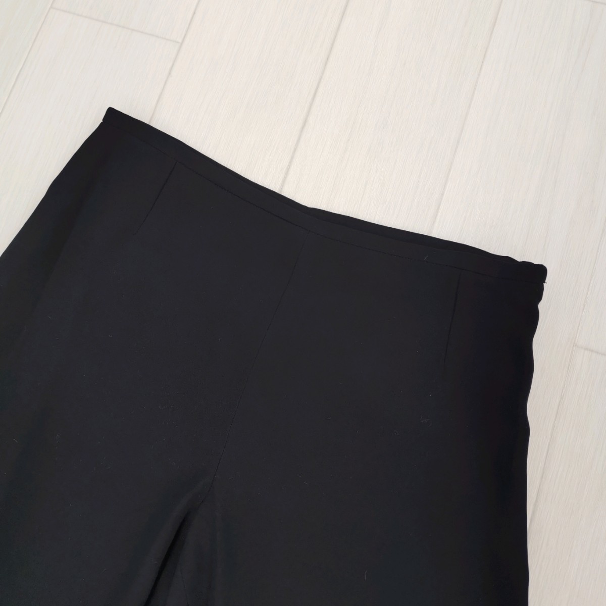 V # 【商品ランク:S】未使用 アルマーニ コレッツィオーニ ARMANI COLLEZIONI シルク混 パンツ size38 レディース ボトムス 婦人服 _画像2