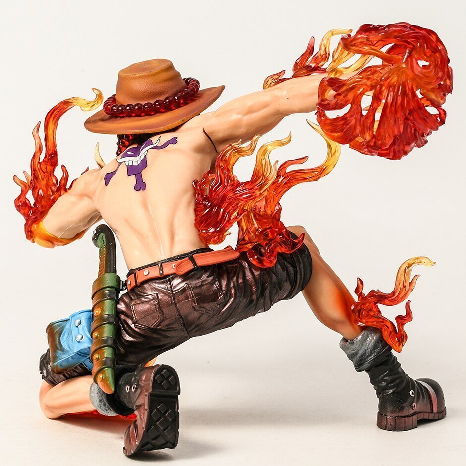 1円スタート！送料無料！ONE PIECE ワンピース ポートガス Ｄ エースフィギュア メラメラの実 火拳 約18cm 箱無し_画像4