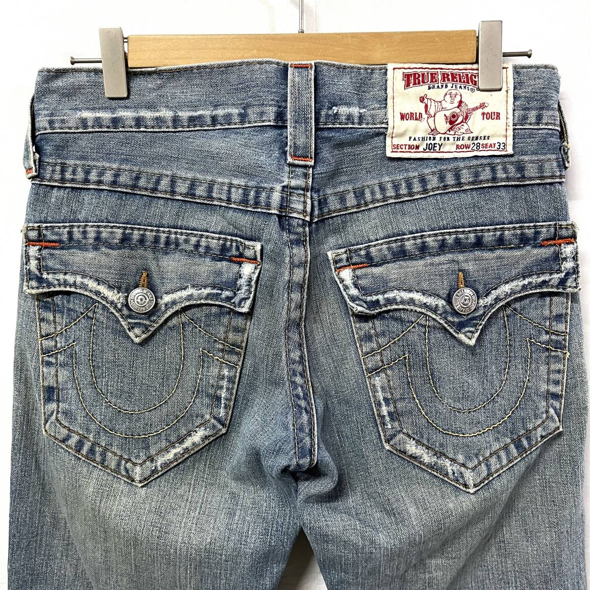 TRUE RELIGION トゥルーレリジョン ブーツカット デニムパンツ サイズROW28SEAT33_画像5