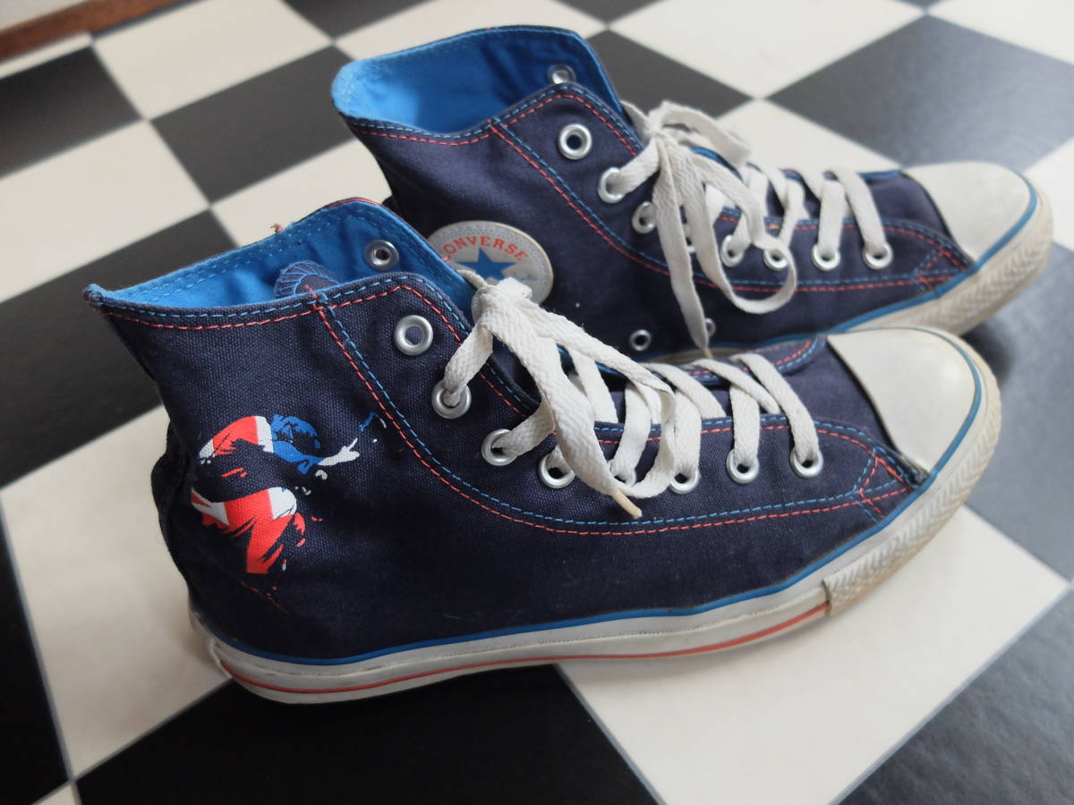 converse all stsr ザフー the who ピートタウンゼント us8 used コンバース オールスター 26.5cm アメカジ 古着 スニーカー アメカジ mods_画像1