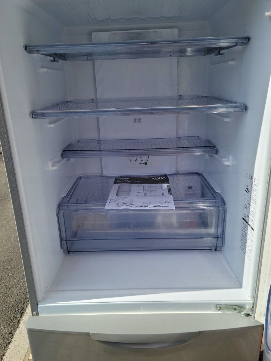 2019年製造　アクア　ノンフロン冷凍冷蔵庫　4ドア　355L