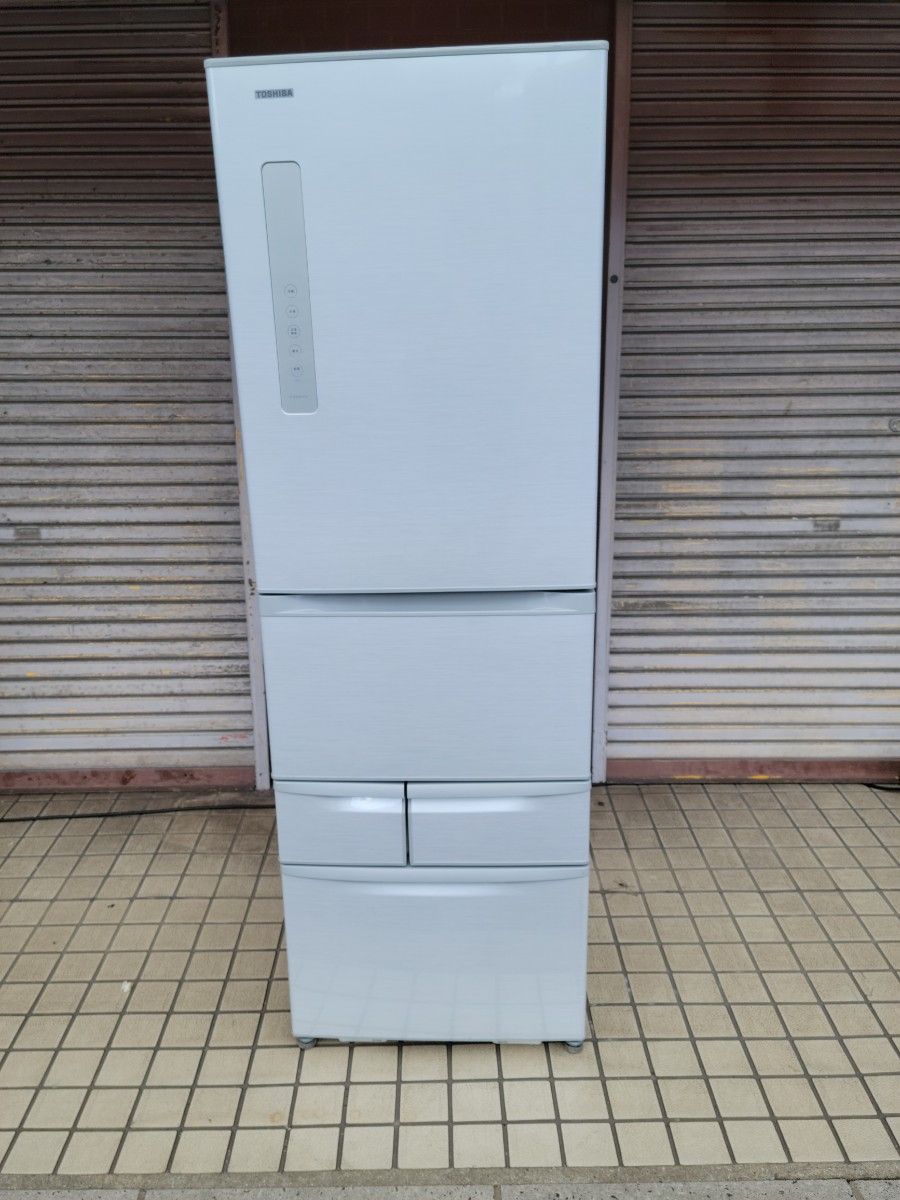 東芝 冷凍冷蔵庫 426L 5ドア 右開き 自動製氷 2013 - 家電 東芝 冷凍冷蔵庫 426L 5ドア 右開き 自動製氷 2013 - 家電