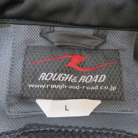 W351★ROUGH&ROAD ラフ＆ロード ライダースジャケット L グレー系 1/18★Aの画像4
