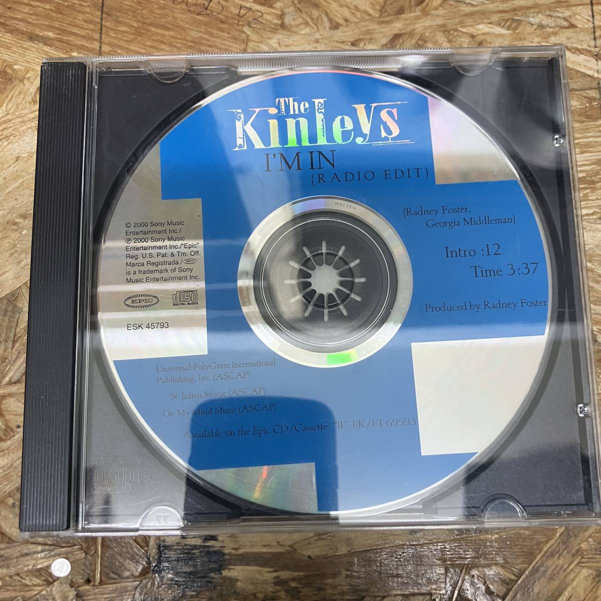 シ● ROCK,POPS THE KINLEYS - I'M IN シングル CD 中古品_画像1