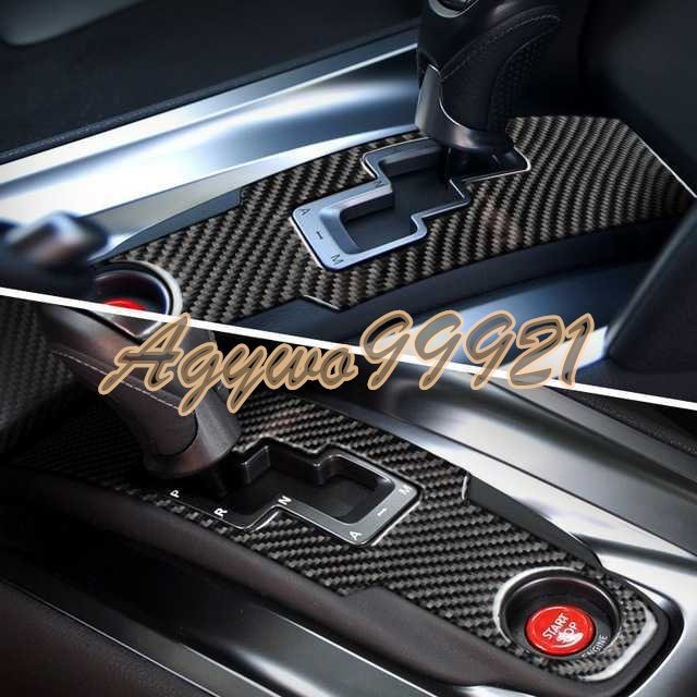 日産 GTR R35 カーボン調 ギアシフトパネルフレームカバー カースタイリング 2009～2015_画像4