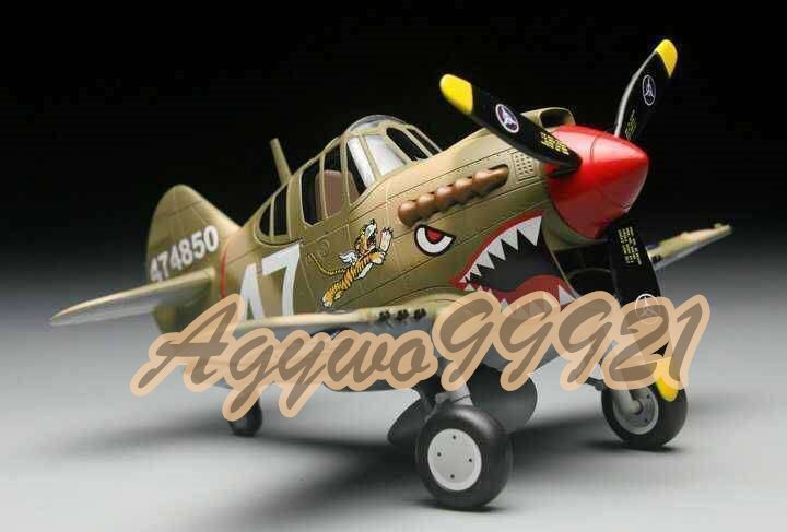 ◆第二次世界大戦 モデルキット アメリカ 虎 P40 ウォーホーク戦闘機◆_画像4