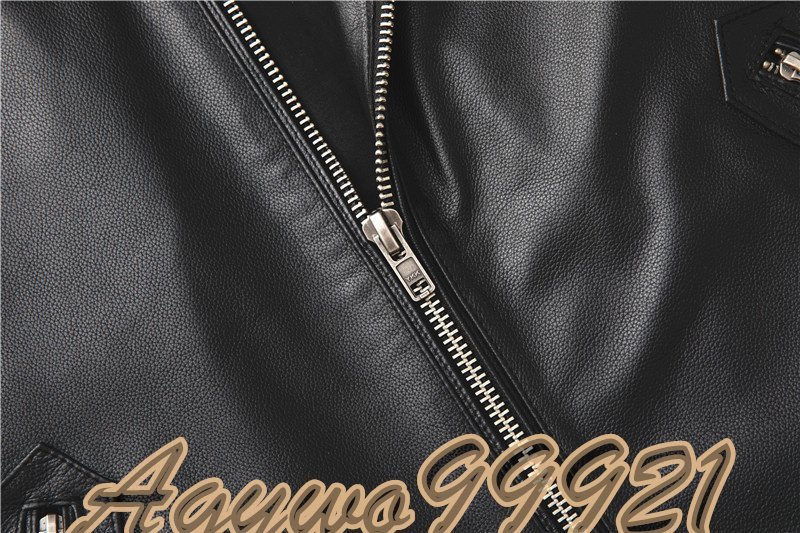 高級新品　本革　ラム革　バイクジャケット　メンズライダース　 レザー バイクウェア 革ジャン 黒 　S~4XL 選べる/3XL