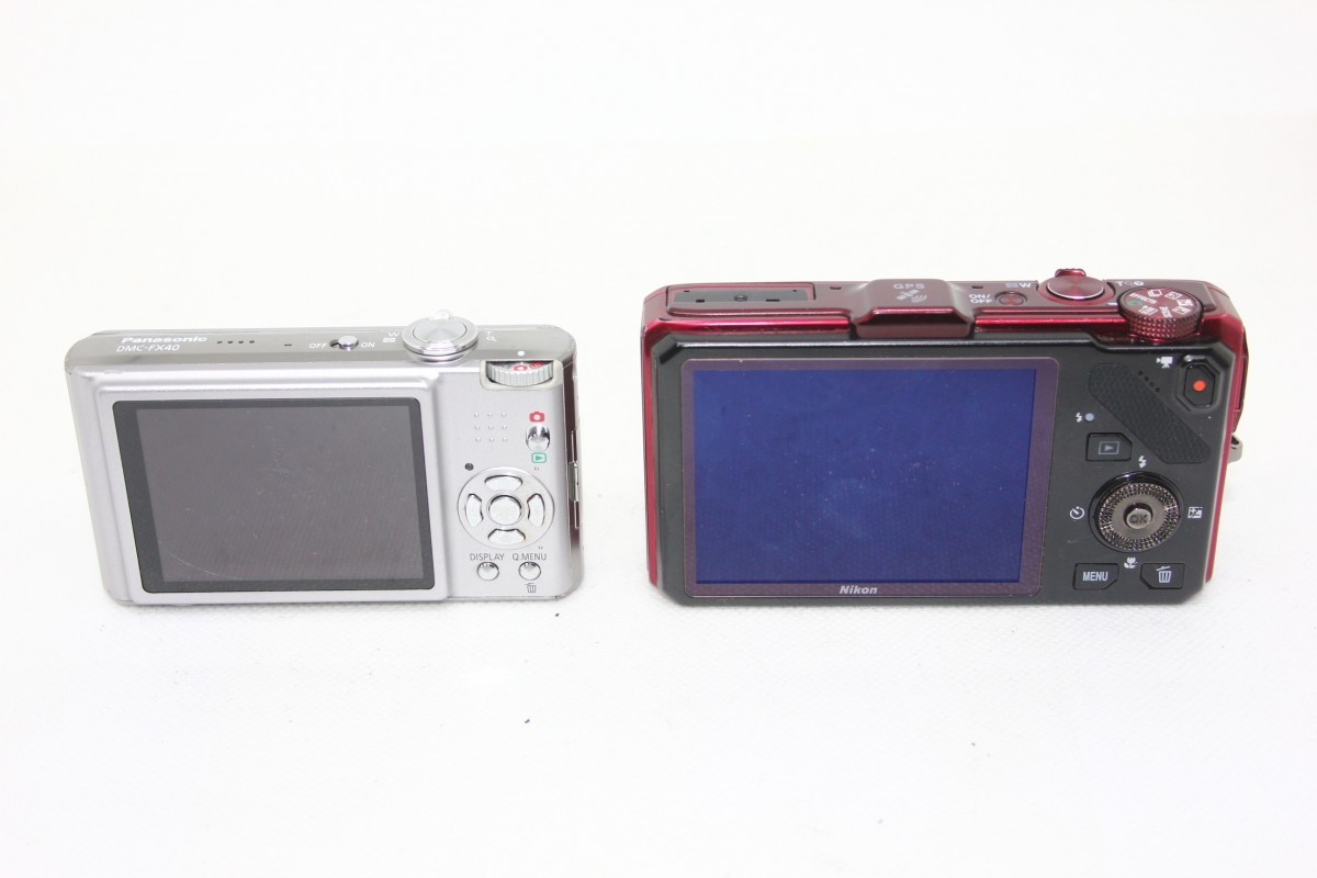 【カメラ4台まとめ売り】Nikon S9300・Panasonic DMC-TZ7 FX40・Olympus μ 1030 SW #0093-787の画像3