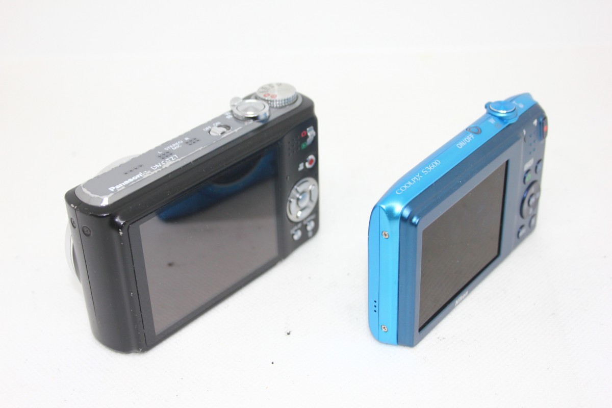 6120円 【カメラ2台まとめ売り】Nikon S3600・Panasonic DMC-TZ7 6120円 【カメラ2台まとめ売り】Nikon S3600・Panasonic DMC-TZ7