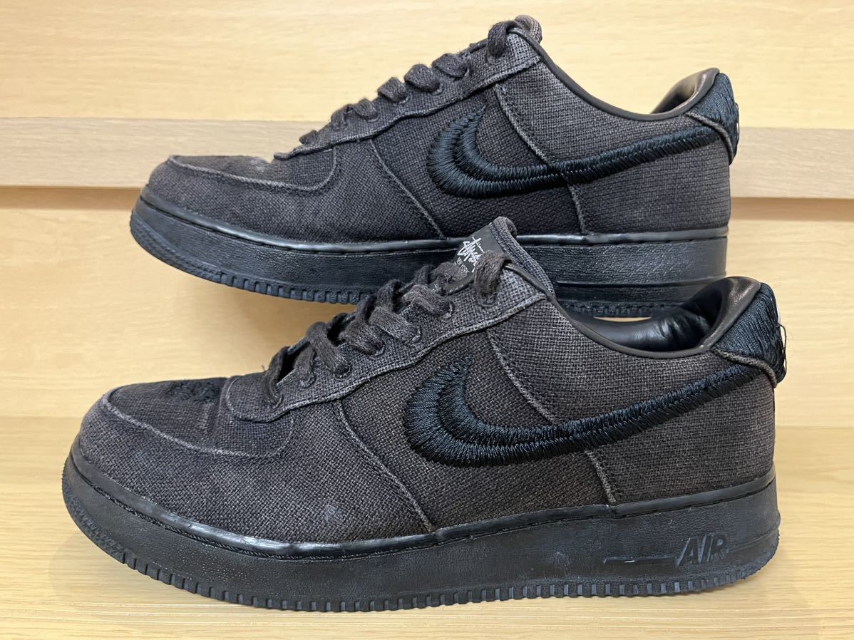 NIKE × stussy 27cm AIR FORCE 1 ナイキ × ステューシー エアフォース 1 スニーカー _画像5